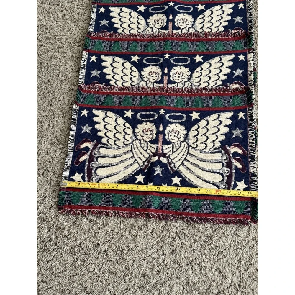 Christmas Angels Placemats Tapestry‎ Set Of Four Used Once